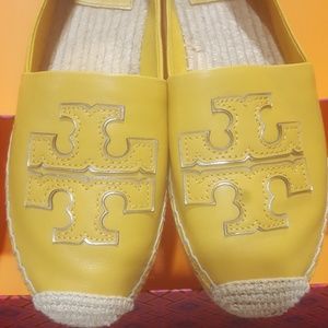 New Tory Burch Leather Espadrilles